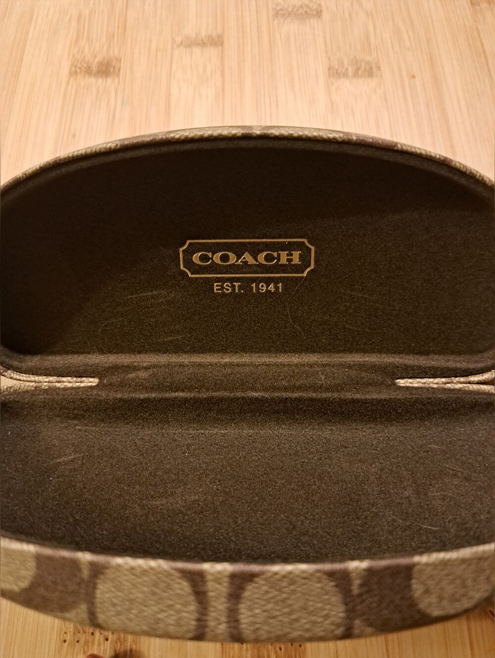 ππCOACH Jasmine Aviator Sunglasses In Pink Crystal Gold W/ Case And Dust Cloth - Picture 4 of 15